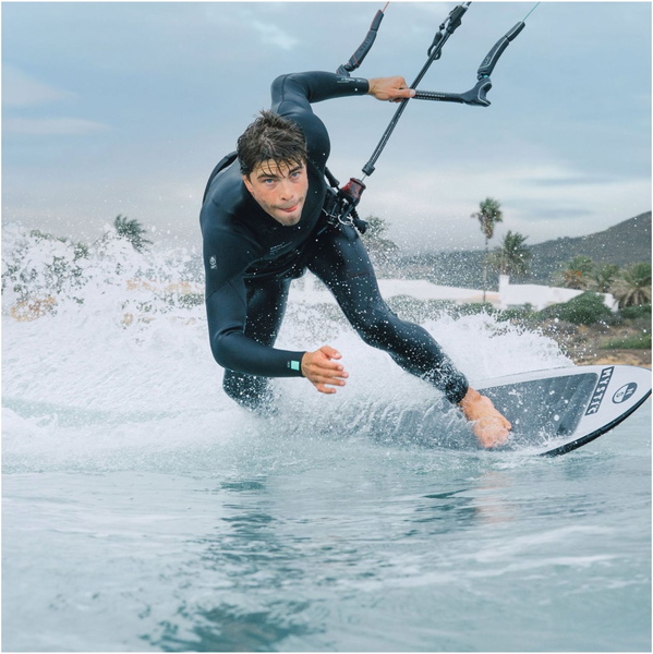 2026 Mystic Mens Evolve Natural Foam 3/2mm Chest Zip Wetsuit 35000.250002 - Black